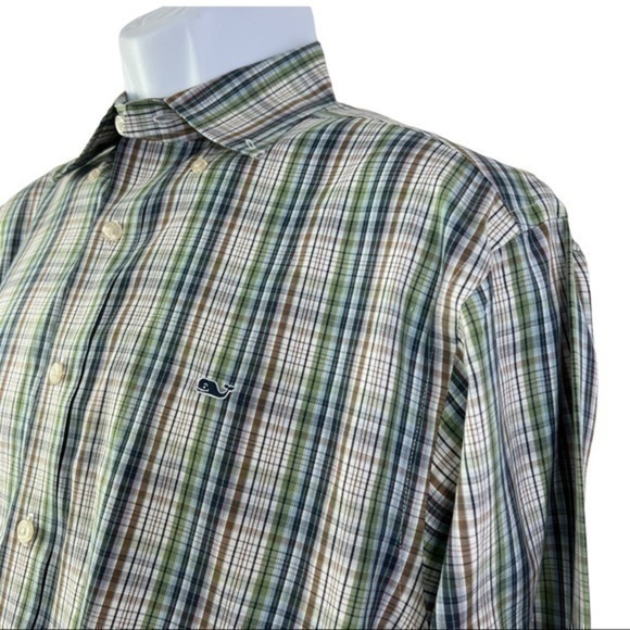 Vineyard Vines Men Casual Shirt Buttons Down Plaid Sz S - Picture 2 of 12